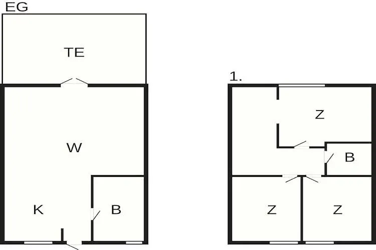 アパート 6 Person Holiday Home In スケーエン